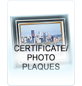 Certificate and Photo Plaques