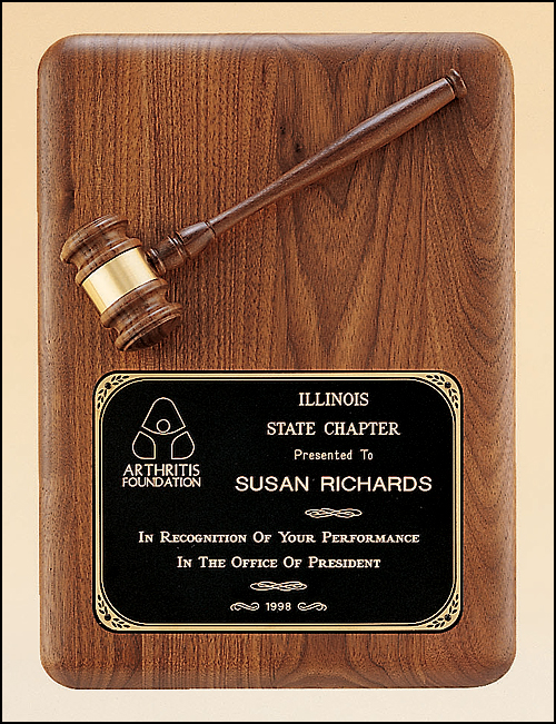 Gavel Plaque by Valley Forge 
